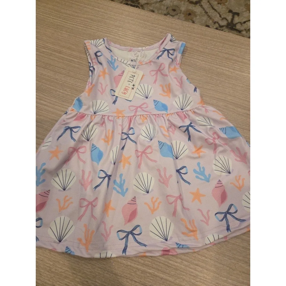 Pete & Lucy Shell Belle 2 Piece Set Girls Size 3T
